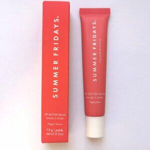 ♥1Pcs:Poppy/Summer Fridays Lip Butter Balm/New